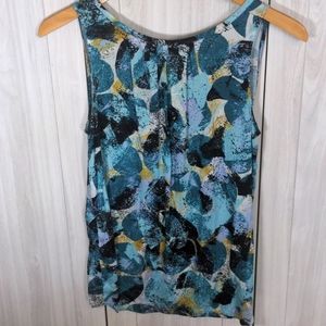 Silk Flowy Teal Blouse